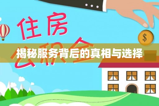 洪梅揭秘服务背后的真相与选择
