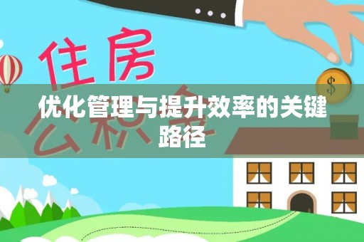 洪梅优化管理与提升效率的关键路径