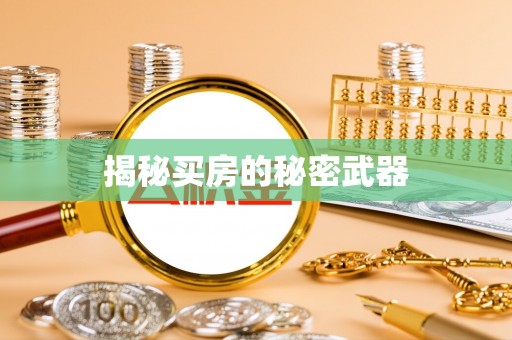 洪梅揭秘买房的秘密武器