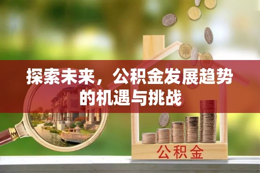 洪梅探索未来，公积金发展趋势的机遇与挑战