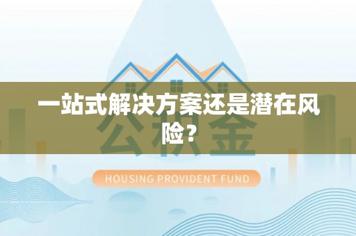 洪梅一站式解决方案还是潜在风险？